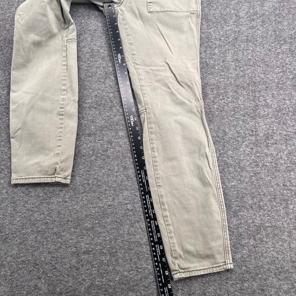 Hei Hei Anthropologie Women Sage Green Utility Skinny Cargo Pant Waist Buckle 29 - Picture 12 of 14
